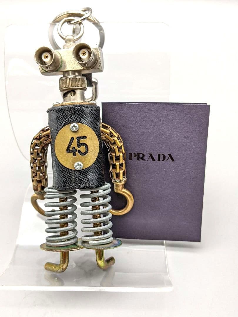 プラダ キーホルダー チャーム キーリング ロボット エドワード