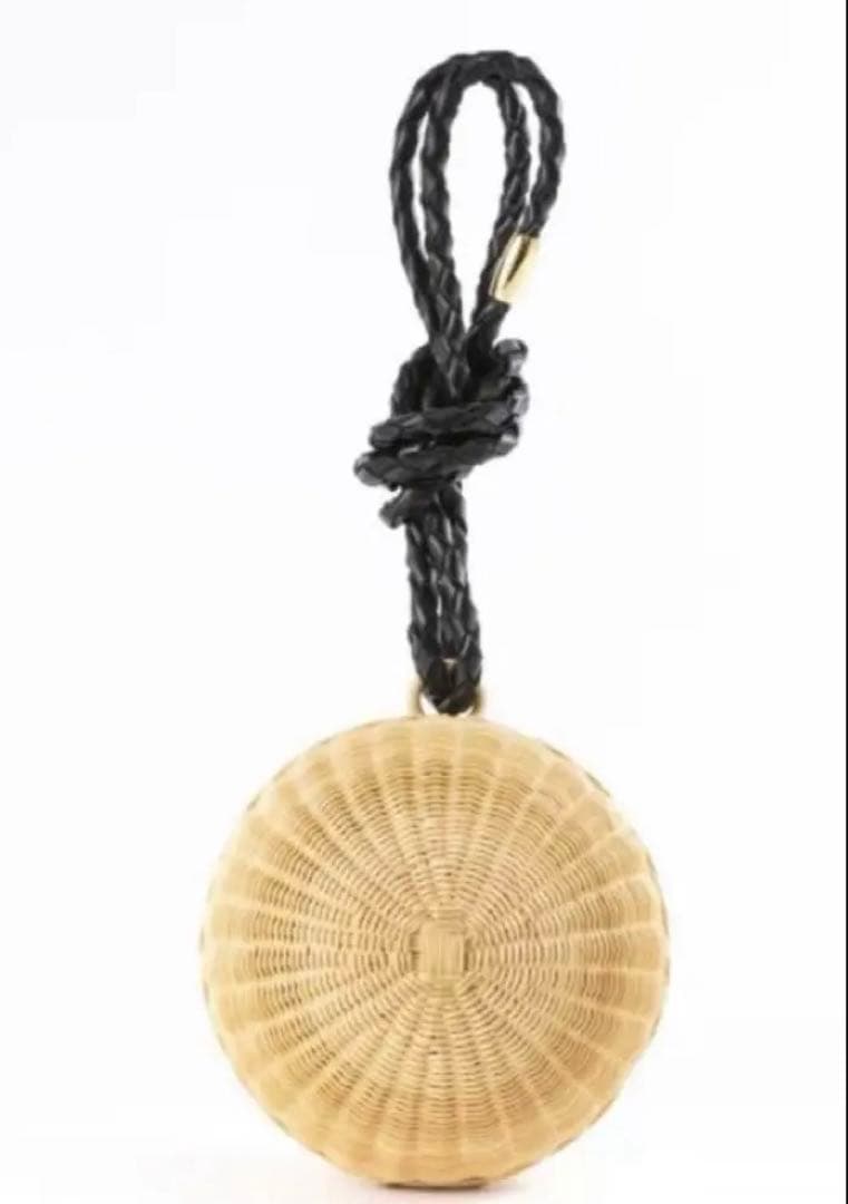 manimarisフルムーンバック　ハンドル付 美品 マニマリス manimaris フルムーンバスケット ハンドル セット