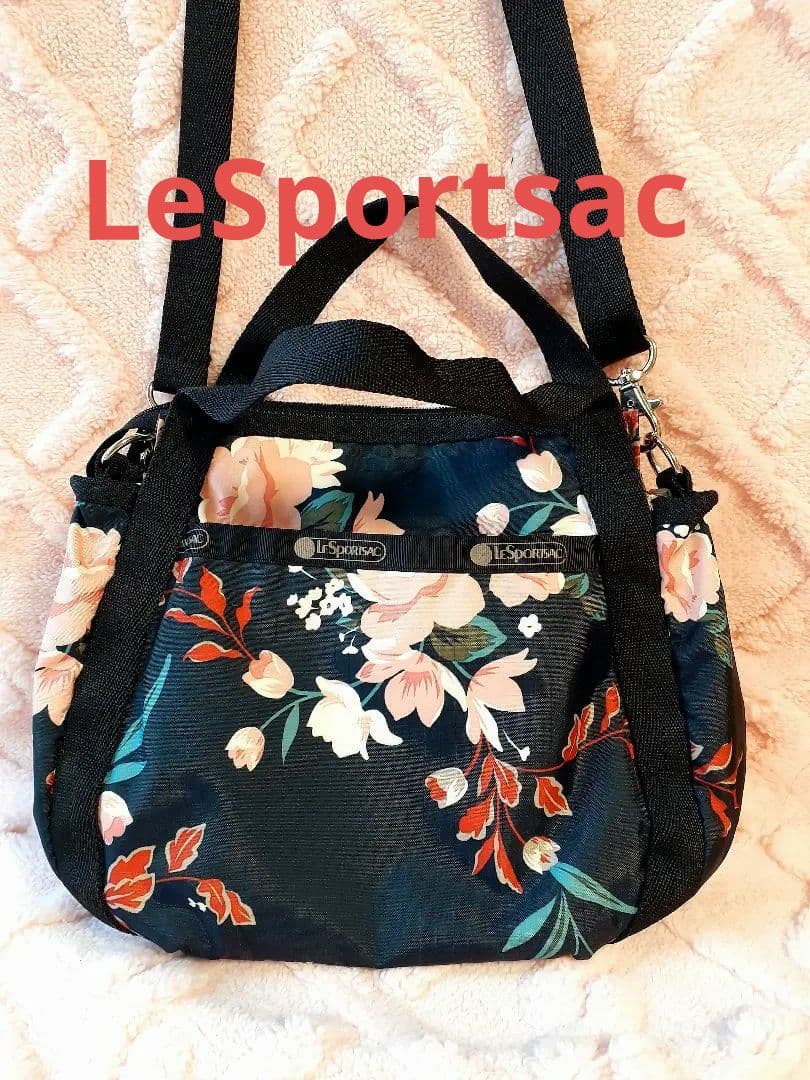 希少柄　レスポートサック　スモールジェニーショルダーバッグ 2way レスポートサック LeSportsac ハンドバッグ SMALL JENNI 8056 E457