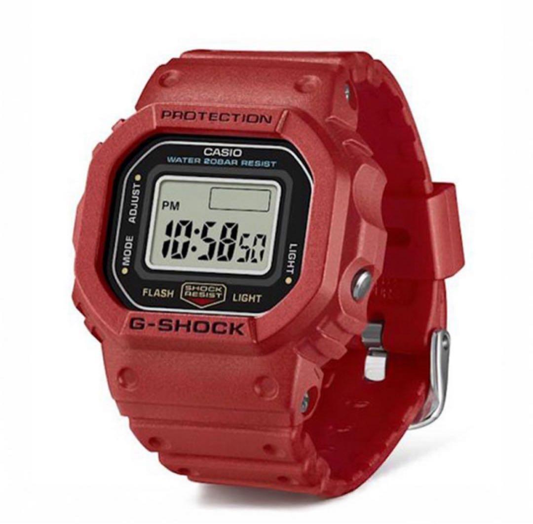 CASIO G-SHOCKレッド リングウォッチ ナノ DWN-5600-4JR G-SHOCK カシオ Gショック ナノ nano リングウォッチ レッド DWN-5600