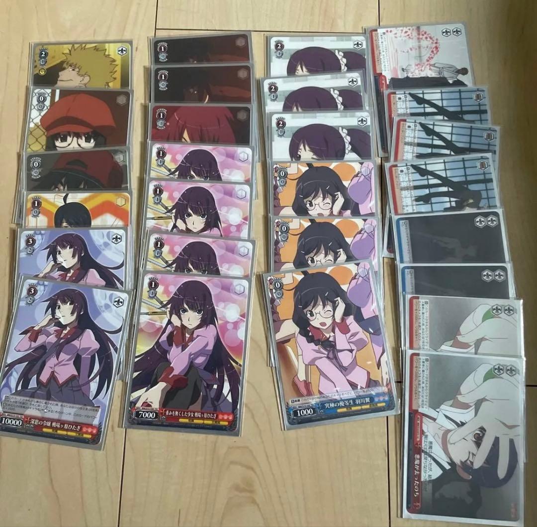 ヴァイスシュヴァルツ 化物語 トレーディングカード 50枚 まとめ売り