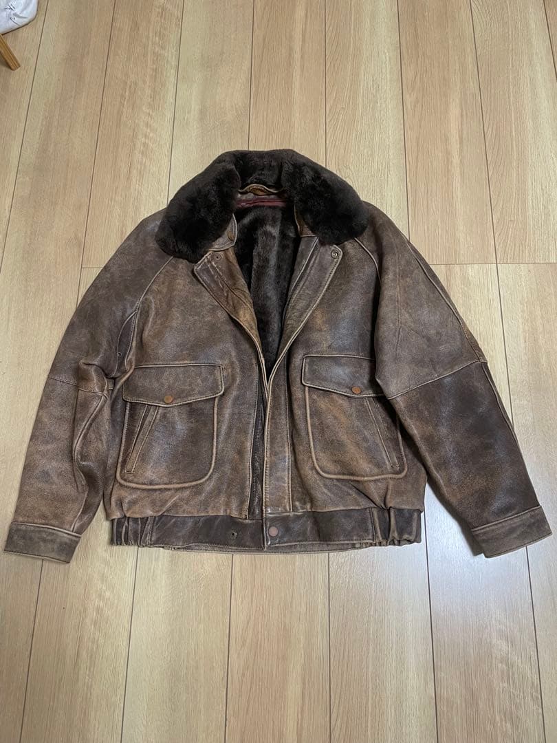 Maiden Voyageネイビー ブリーフバッグ2室タイプ ストラップ付