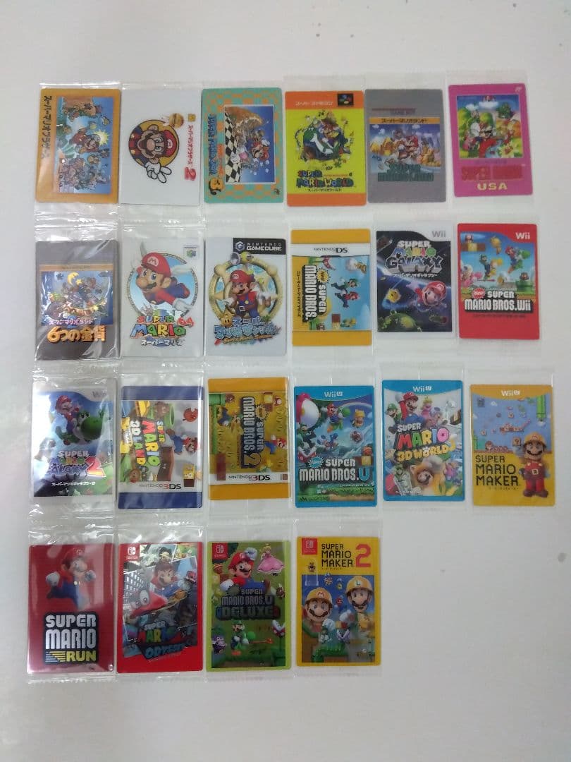 激レア スーパーマリオブラザーズ ヒストリーカード 全22種 未開封
