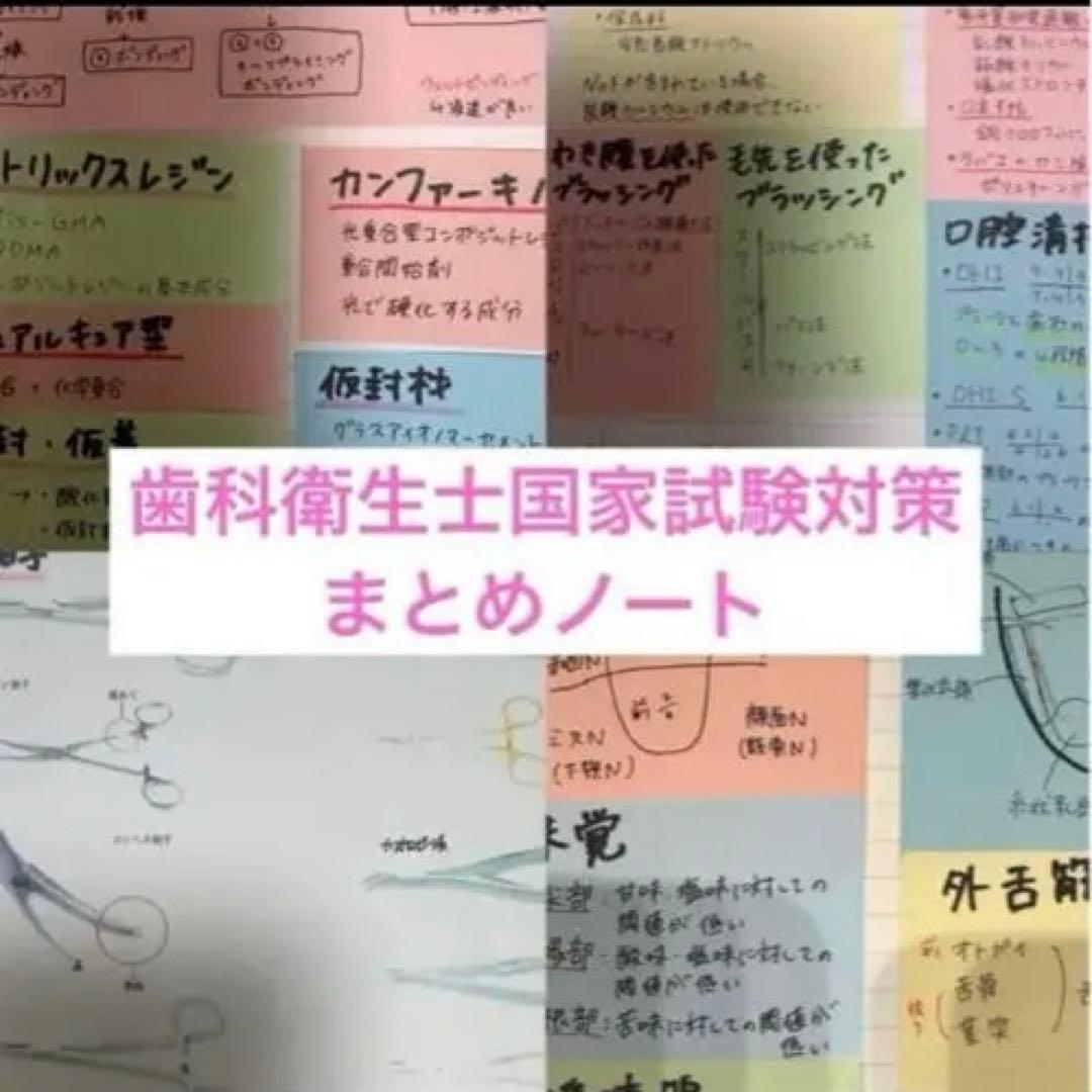 歯科衛生士国家試験対策まとめノート - メルカリ