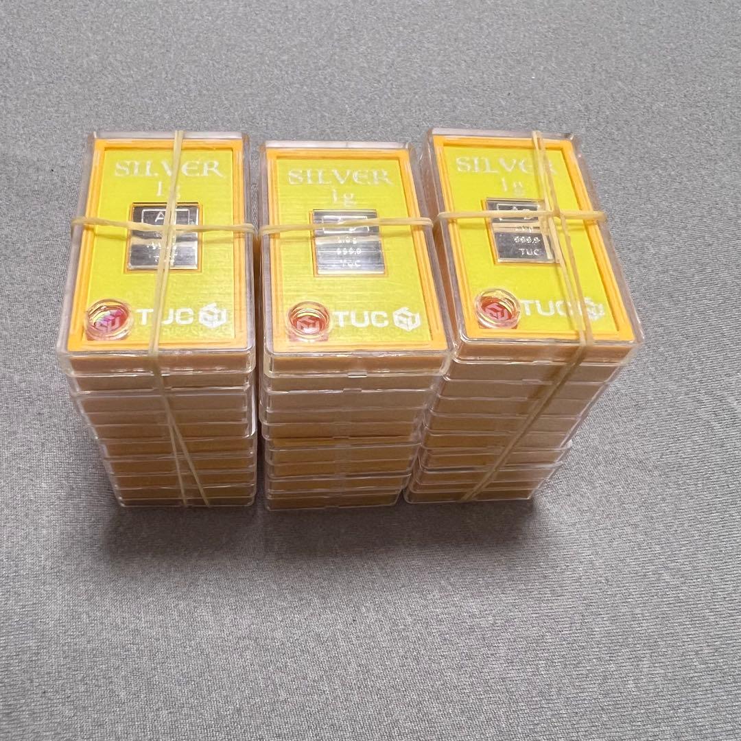 TUC 1g シルバーインゴット 30個セット TUC 1g シルバーインゴット 30個セット - メルカリ