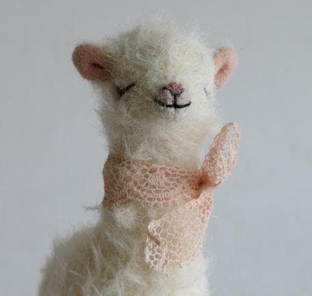 113□ぬいぐるみ作家 五十嵐めぐみさん△アルパカ Kutcha Kacha
