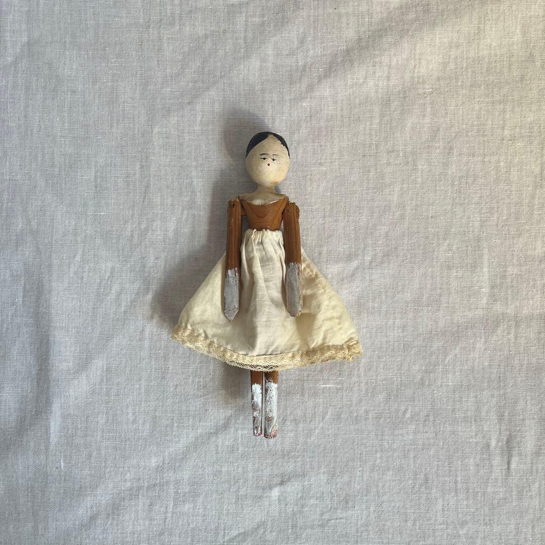 アンティーク　レア　小さい　ペグドール レア 小さい ペクドール アンティーク - メルカリ