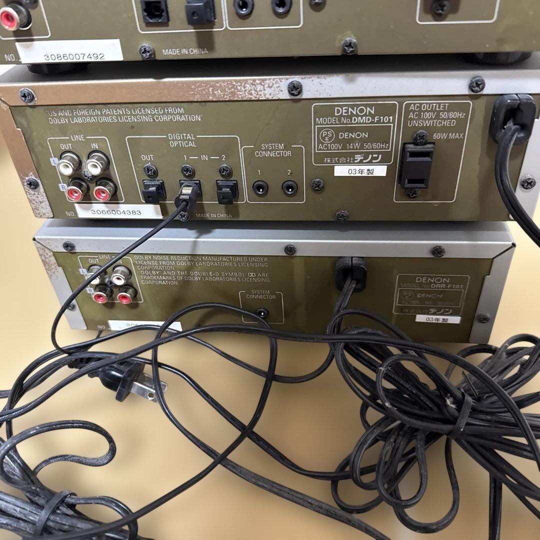 DENON DMD,DRA,DCD,DRR-F101 MDデッキ MDプレイヤー
