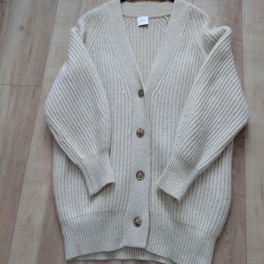 【Spick and Span】ヤクウールニットカーディガン Spick & Span（スピックアンドスパン）の「ファーニットロング