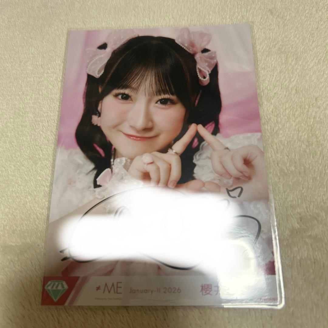 ≠ME ノイミー 櫻井もも きゅんかわ人生 生写真 直筆 - メルカリ