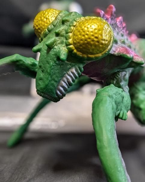 ミニラ（ブルマァク復刻）＆カマキラス（マルサン）ソフビフィギュア2