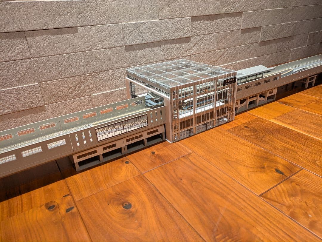 Nゲージ 自作ストラクチャー 高架駅舎 ジオラマ - メルカリ