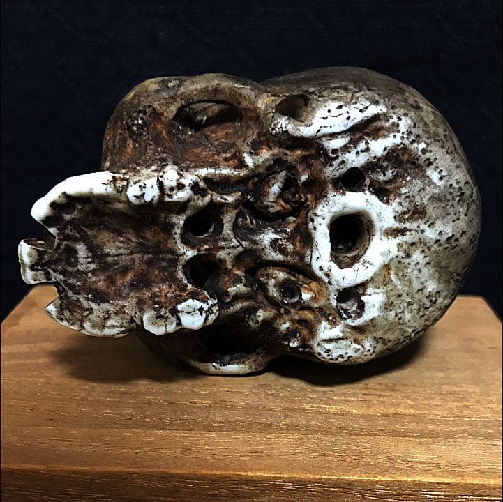 隠れキリシタンの品？ 旧家の遺品 陶器の髑髏 珍品 - メルカリ