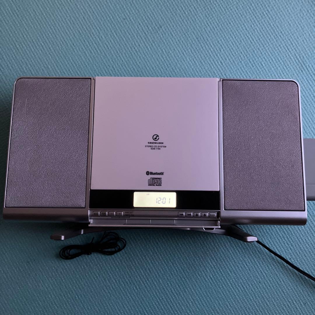ステレオCDシステムSOUNDLOCK SBD-170 Bluetooth - メルカリ