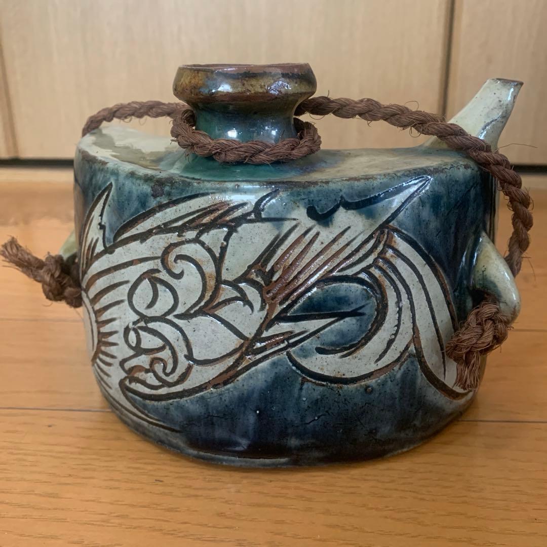 備前焼 大型 水盤 花器 角鉢 華道 生花 34.5センチ 備前焼水盤華道花器