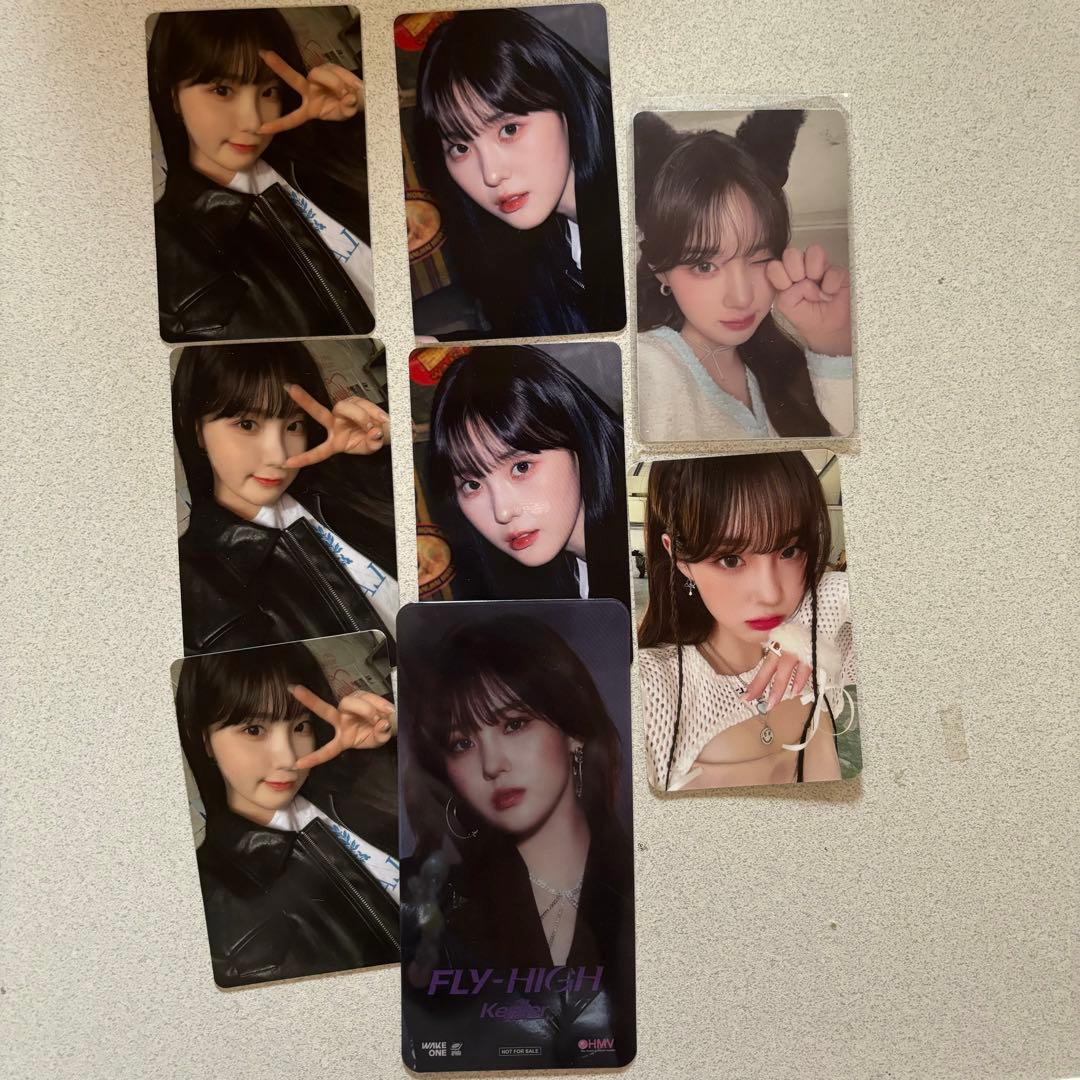 Kep1er 本国ペンミ チェヒョン パーカー特典 黒猫 フーディー