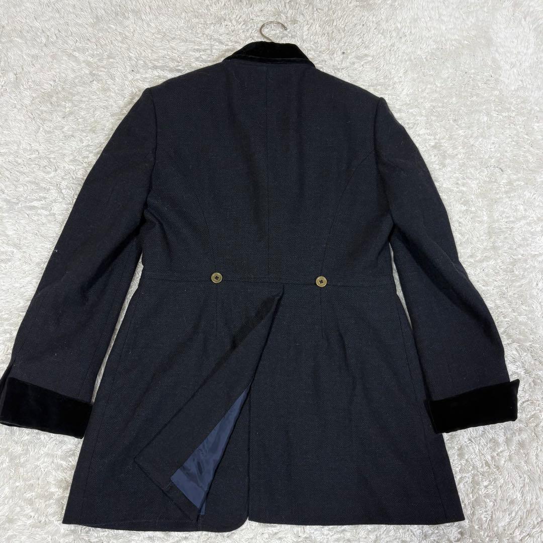 ラルフローレン 大きいサイズ ヘリンボーン ベロア コート 15