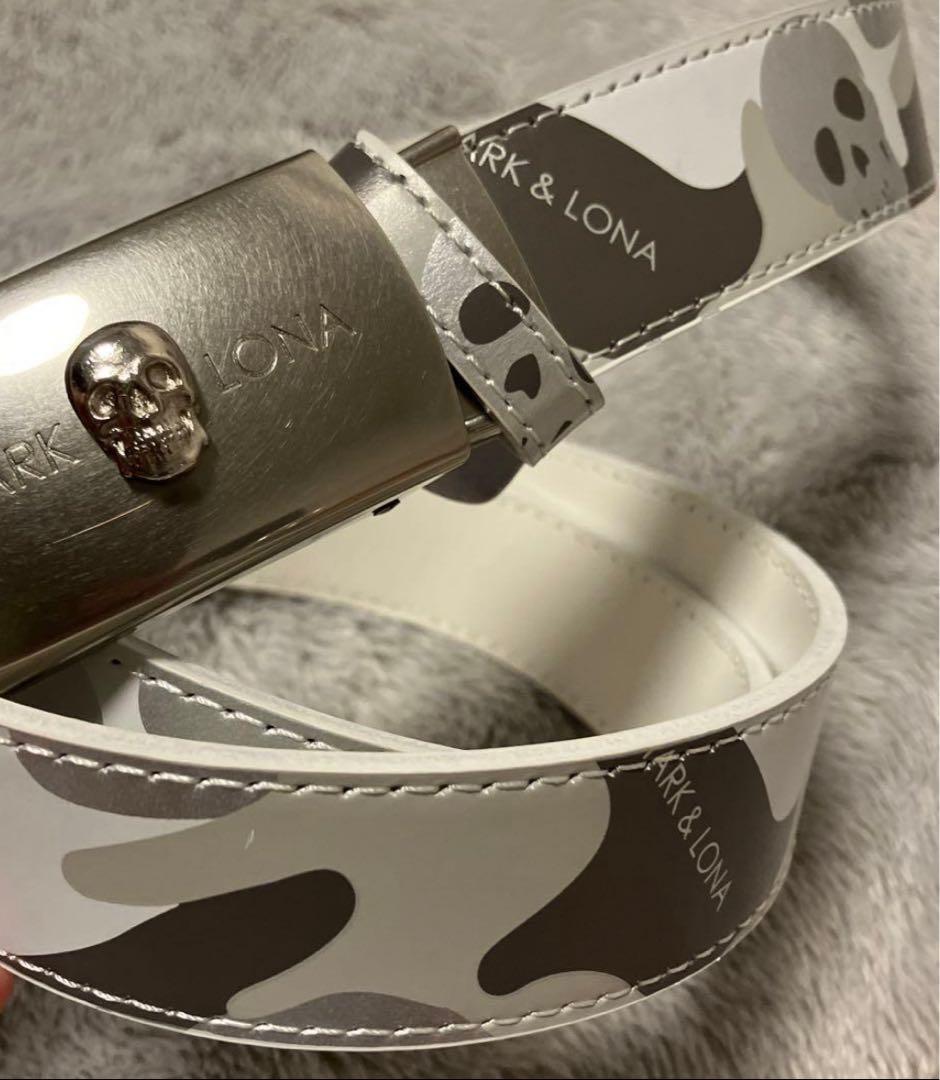 最終価格】MARK&LONA マークアンドロナ スカルバックル ベルトの通販は