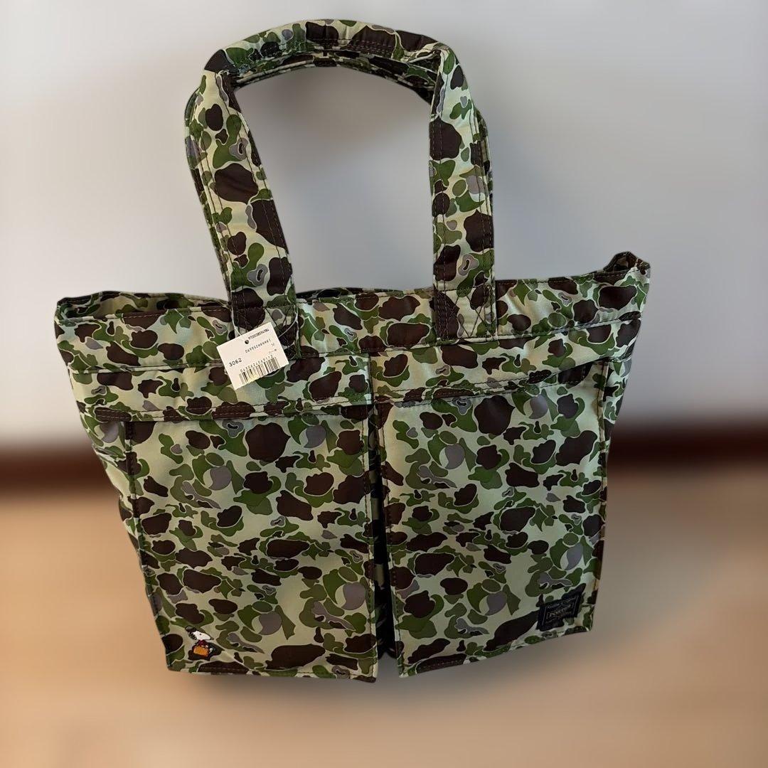 新品タグ付き】希少✨ジョーポーター カモフラ スヌーピー コラボ