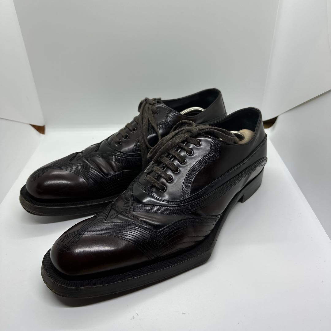 PRADA ドレスシューズ ナイト ラバーソール - メルカリ