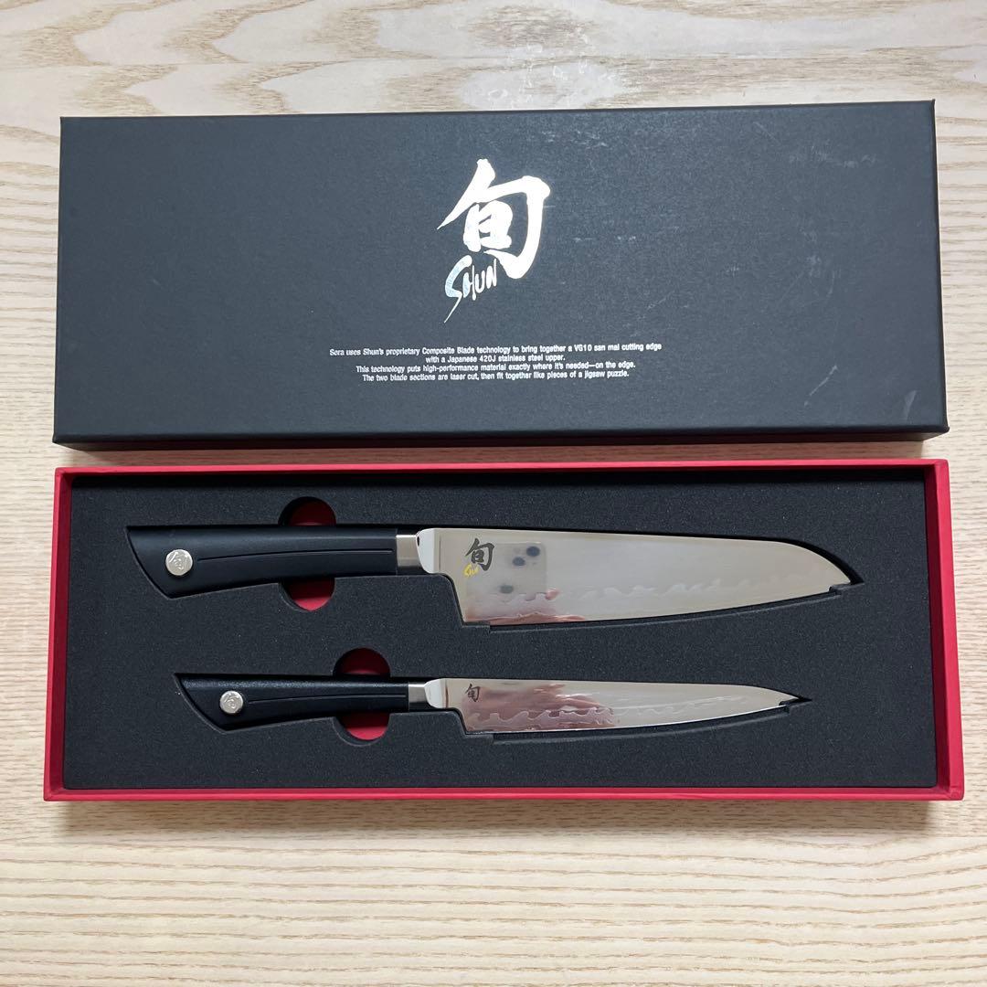 貝印 旬Sora ナイフ 三徳包丁2点セット 貝印 キッチン用品 旬Sora 包丁2点セット 020DM7014 通販