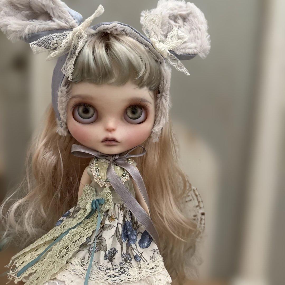 カスタムドールカスタムアイシードール 染色ブルー本体のみ - メルカリ