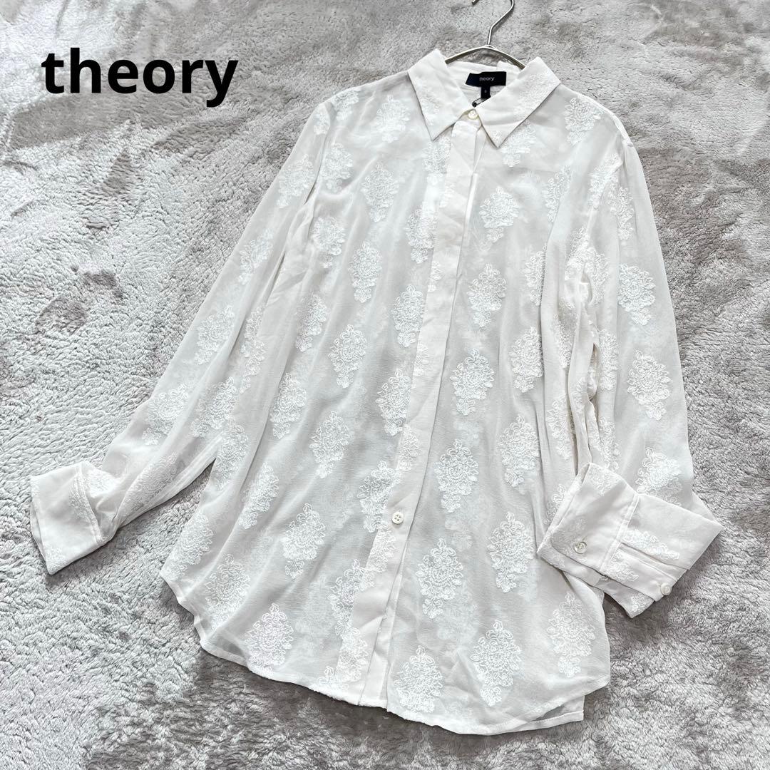 サンタ　　シルク100% シースルー　シアー　刺繍　ブラウス　白 楽天市場】シアートップス シアーシャツ シアーブラウス レディース