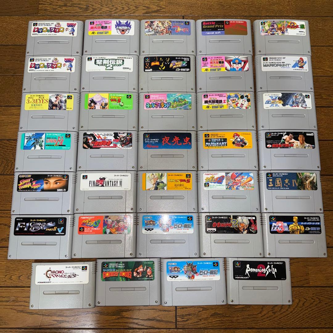 スーパーファミコン ソフト まとめ売り 34本 - メルカリ