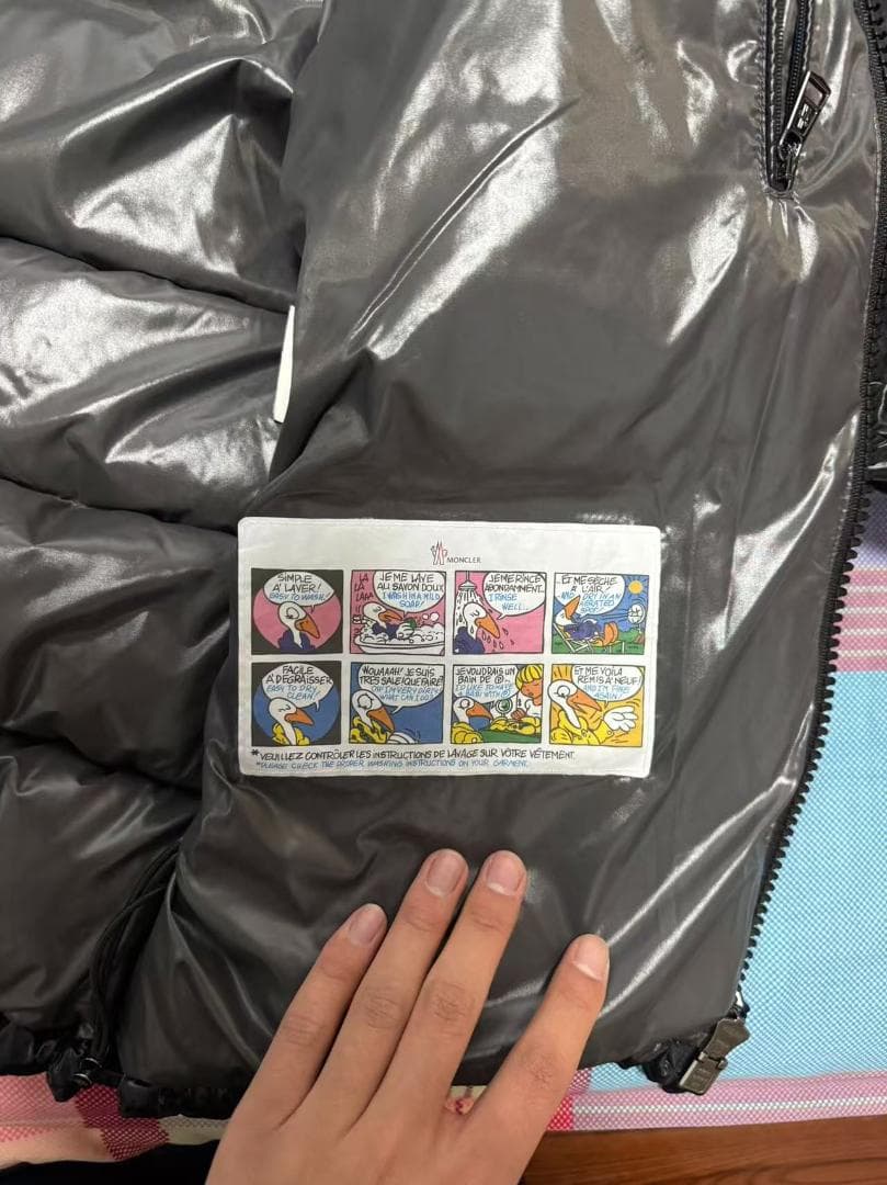 《人気》モンブラン フード付きダウンジャケット 黒