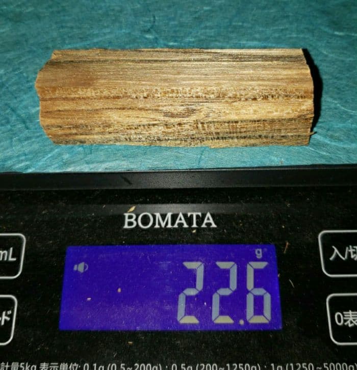 89 沈香、伽羅、六国五味、聞香、香木「天然カンボジア産黄熟香▪️22,6g」