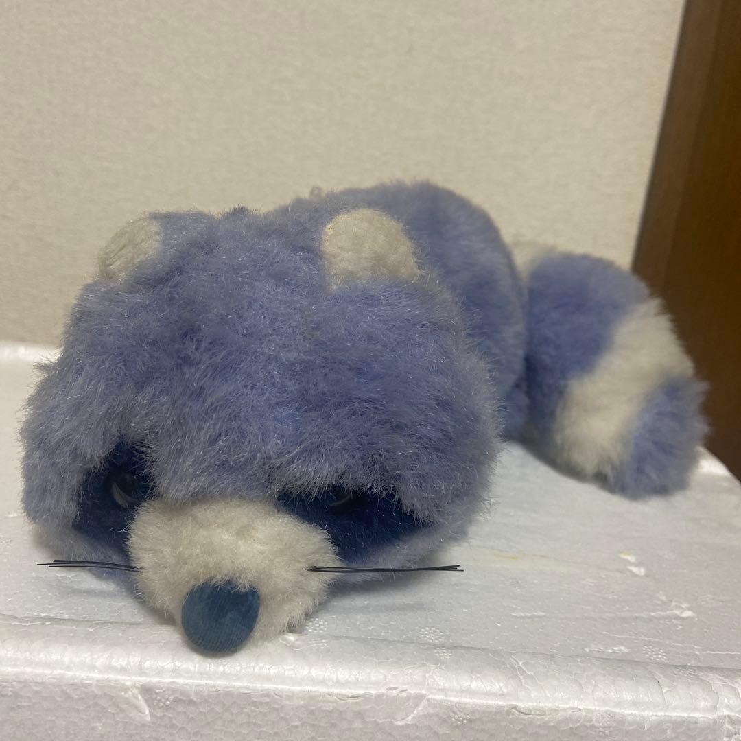 レア希少】ファースト社 アライグマ 紫 ぬいぐるみ - メルカリ