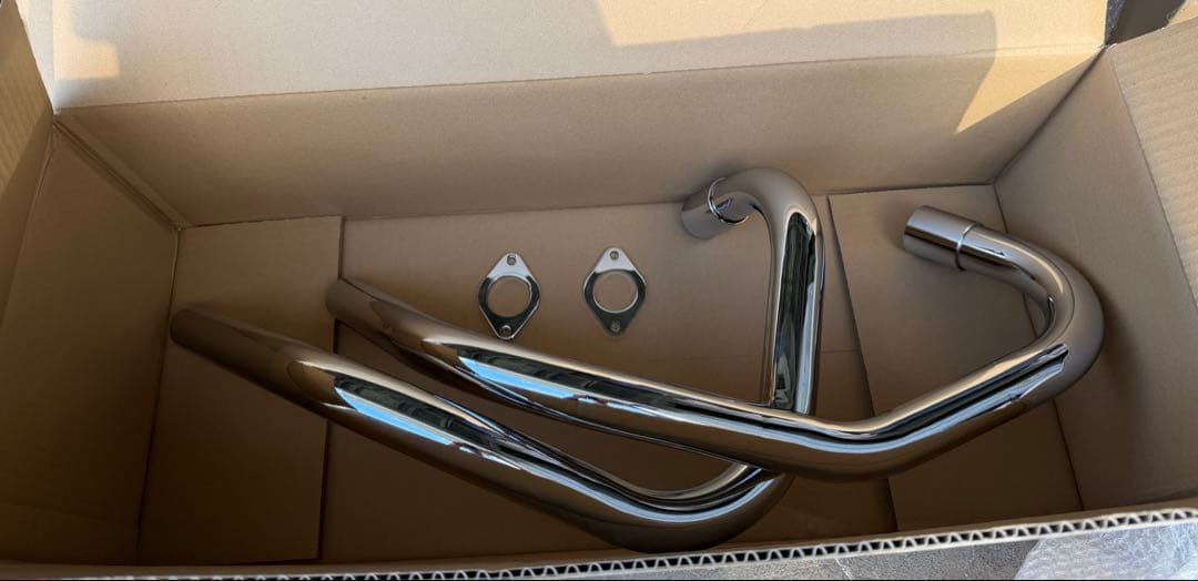 新河岸 シンガシメガホン ホーク cb250t cb400t マフラー 84メガ