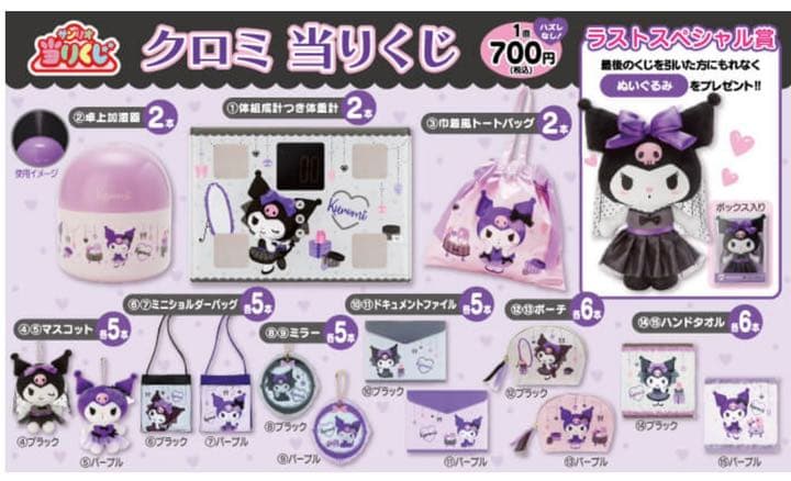 サンリオ クロミちゃん一番くじ - メルカリ