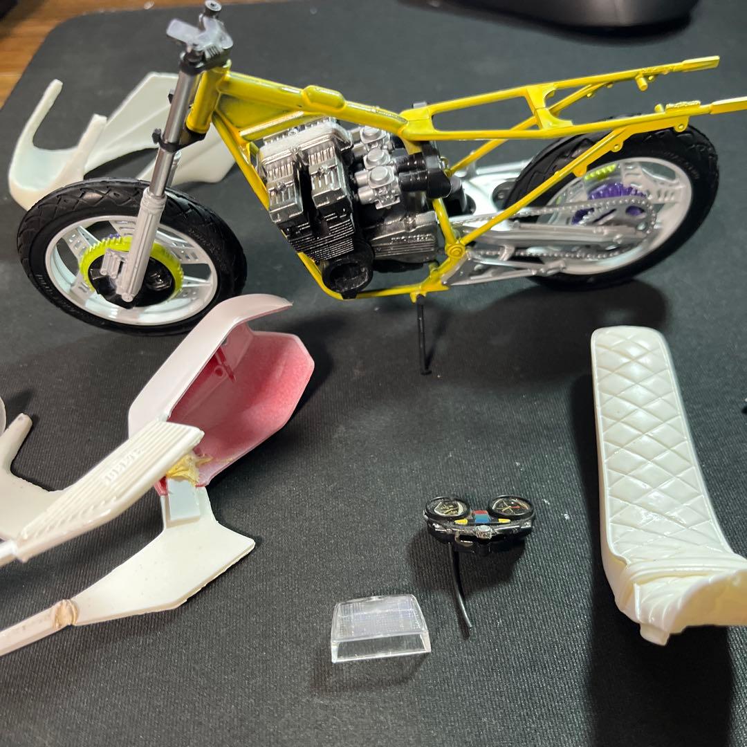 バイク プラモ 1/12 アオシマ レジン ジャンク CBX400F - メルカリ