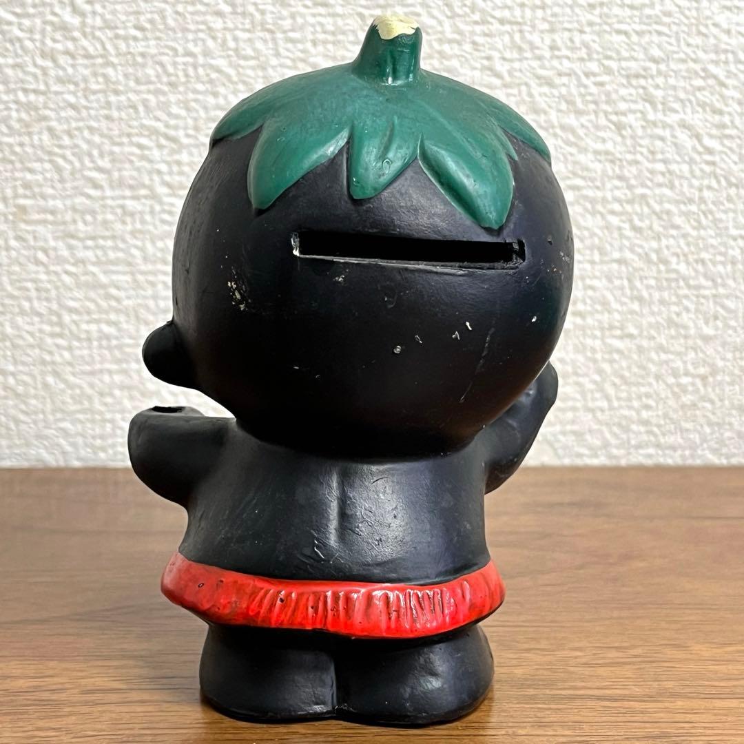 ちびくろサンボ くろんぼ クロンボ 陶器製 貯金箱 約13cm - メルカリ