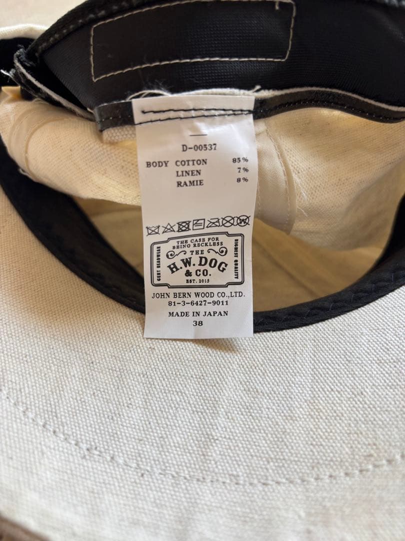 the h.w.dog&co. キャスケット帽