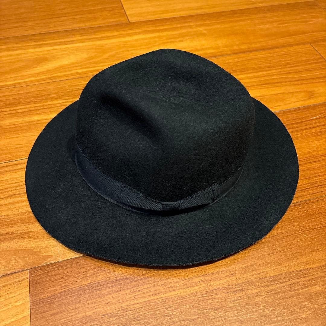 ca4la Knox 黒いウールフェルトハット - メルカリ