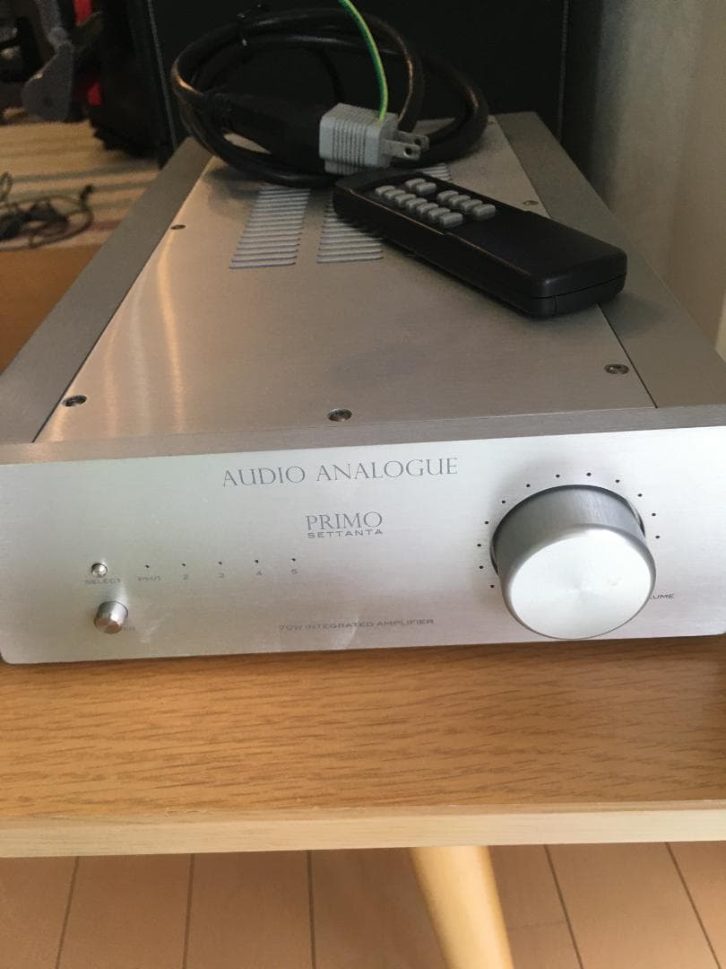 audio analogue primo アンプ Audio Analogue PRIMO SETTANTA Pre Main Amplifier Silver Good | eBay