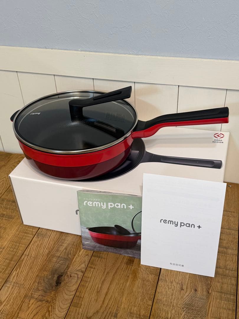 新品 レミパンプラス RHF-302 レッド 24cm Amazon｜レミパンプラス（24cm／レッド） RHF-302｜フライパン