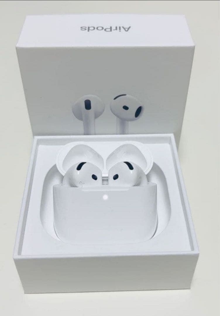 【極美品】AirPods4 AirPods 4 MXP63J/A [ワイヤレス(左右分離) /インナーイヤー型
