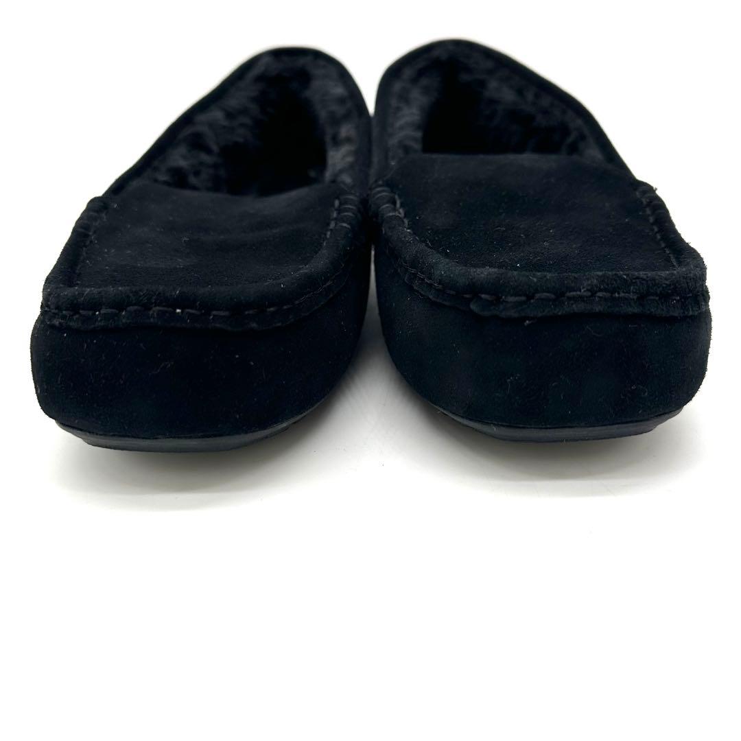 〈極美品〉HIMIKO ヒミコ【22.5cm】スエード ふわふわモカシン 黒