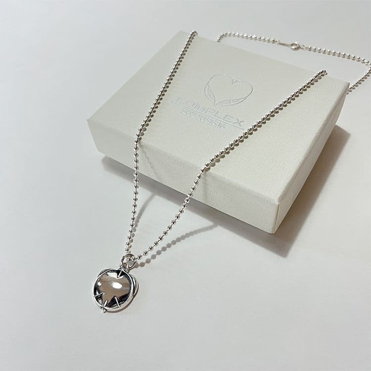 超希少】ピースハート・シルバーネックレス COMPLEX 『日本一心
