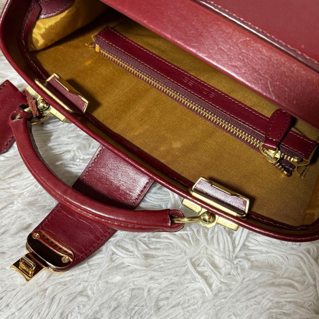 ⭐️未使用級⭐️ ソメスサドル 2way ミニダレスバッグ ハンドバッグ