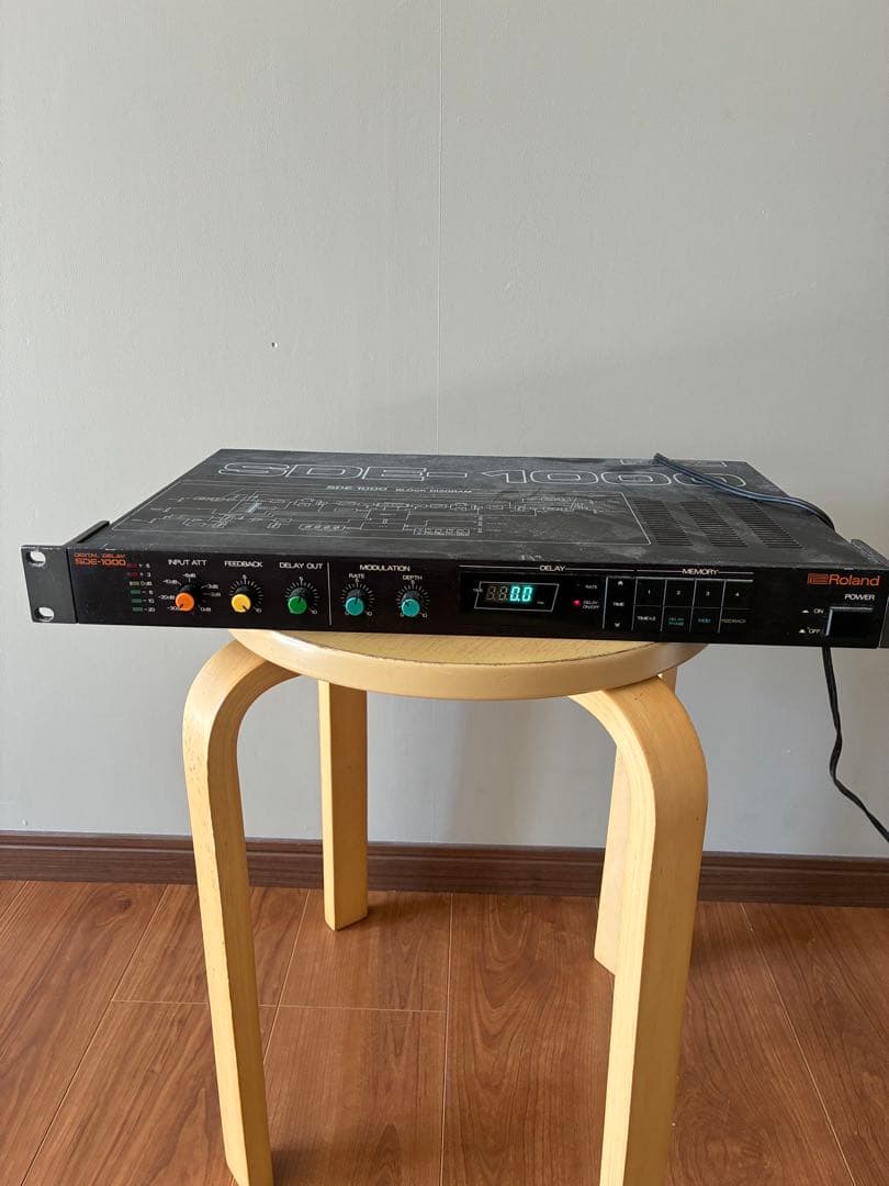 ローランドデジタルディレイ　SDE-1000 動作品　ビンテージ Roland DIGITAL DELAY SDE-1000 デジタルディレイ/ラックエフェクター