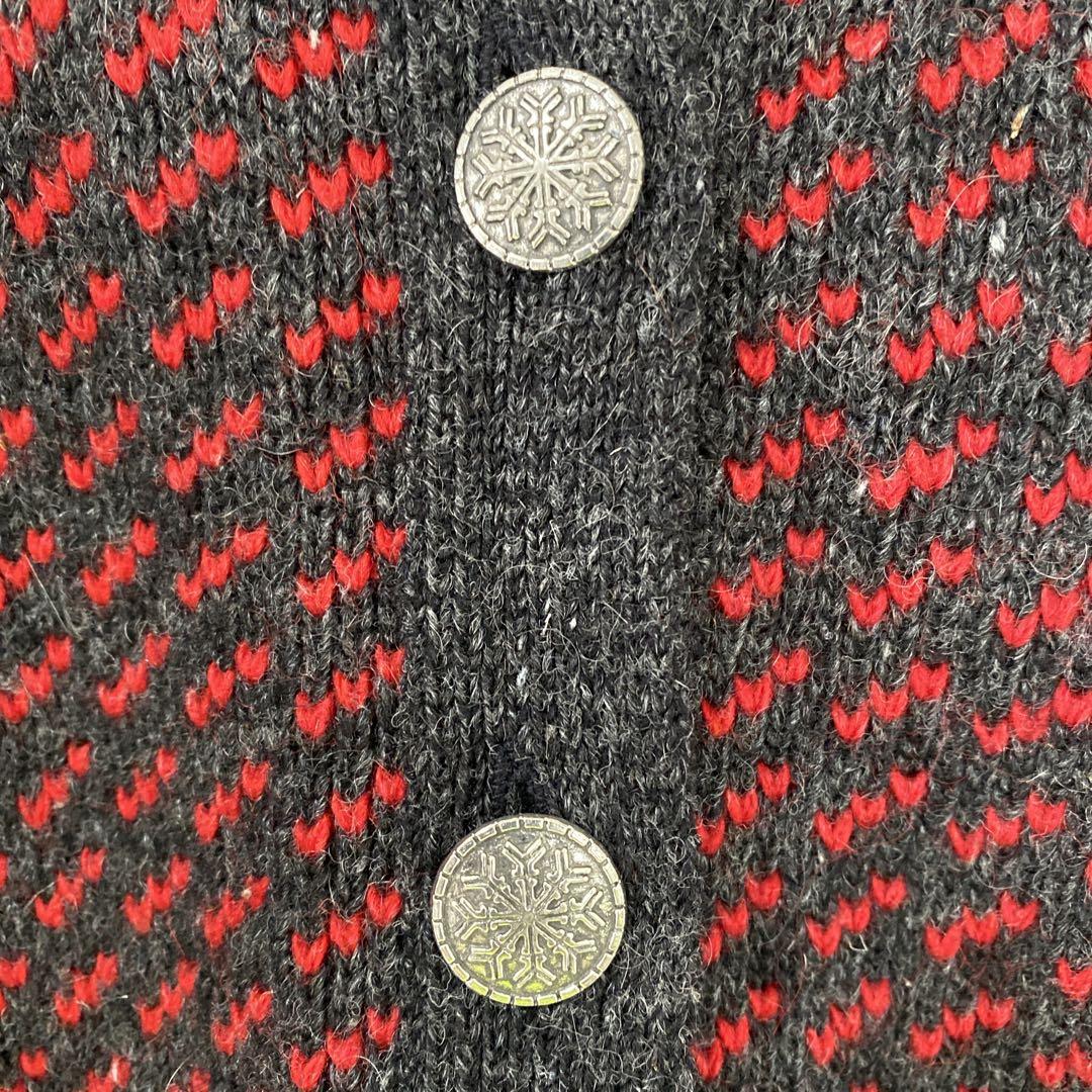 L.L.Bean エルエルビーン　カーディガン　バーズアイ　ノルウェー製