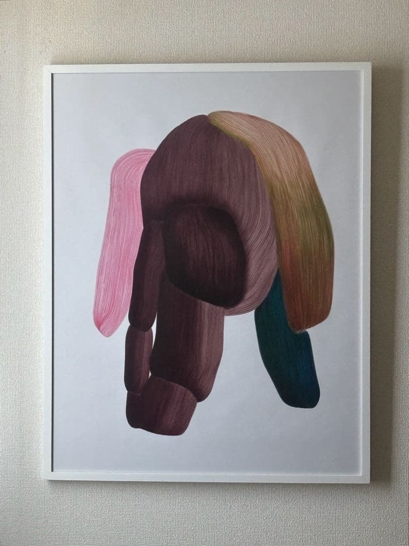 ロナンブルレック　ドローイング24 フレーム付き ロナンブルレック Drawing 24 (オークフレーム付き) - アート