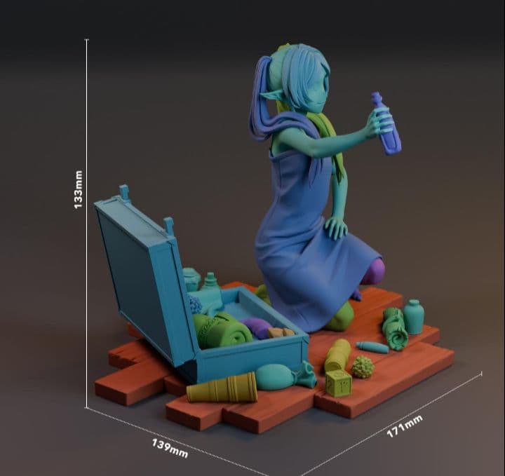 1/8 フリーレン 未塗装未組立 フィギュア ガレージキット 葬送の