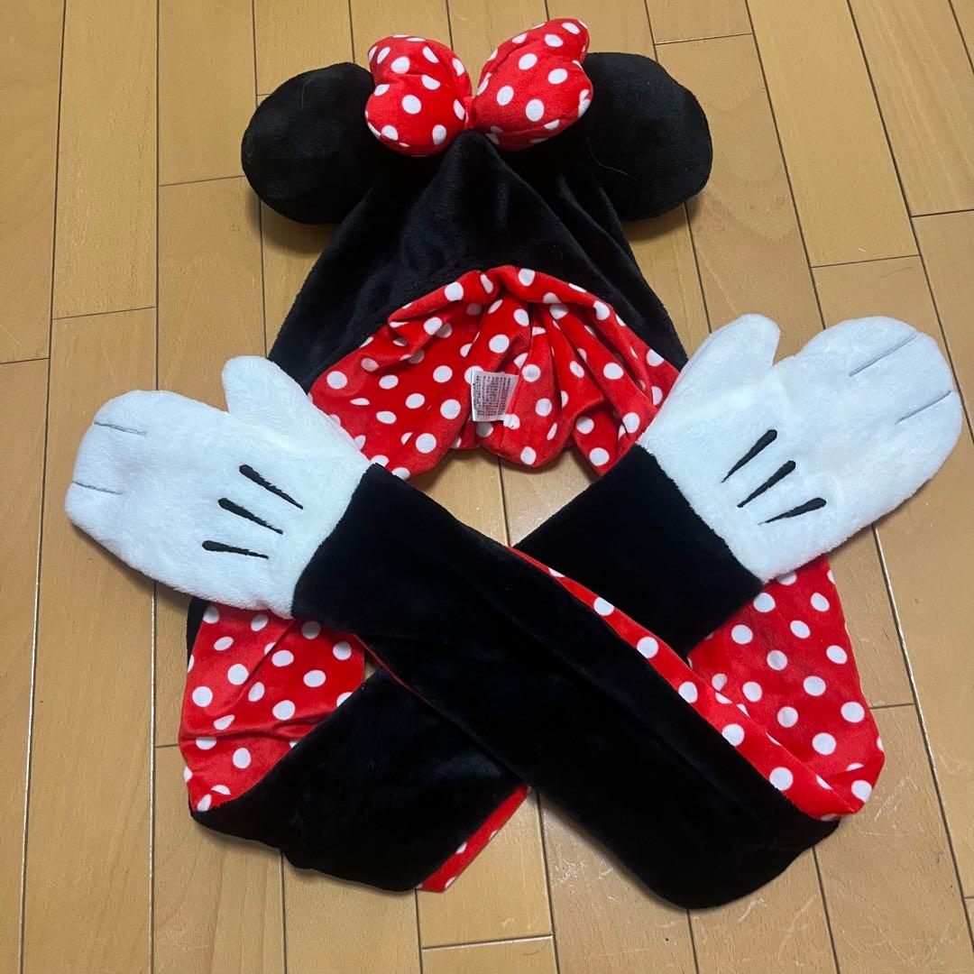 ディズニー ミニー ファンキャップ マフラー - メルカリ