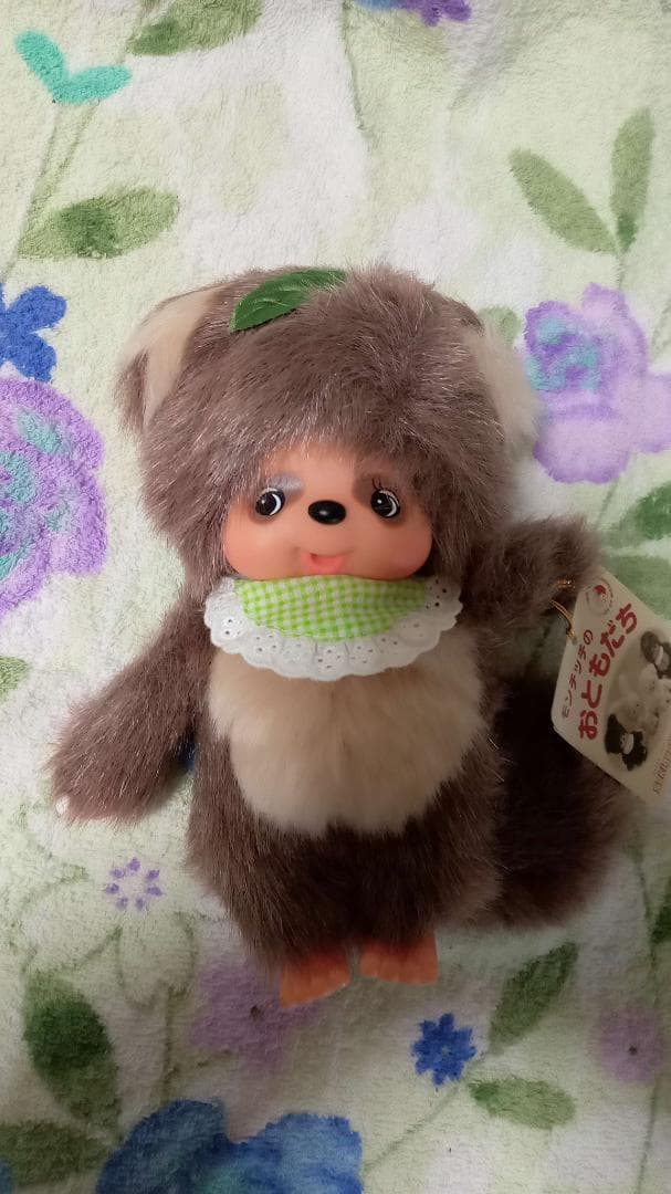 【希少】モンチッチ　たぬき　モンチッチフレンズ ネコポス可】たぬきゅんフレンズ×モンチッチ アクリルキーホルダー