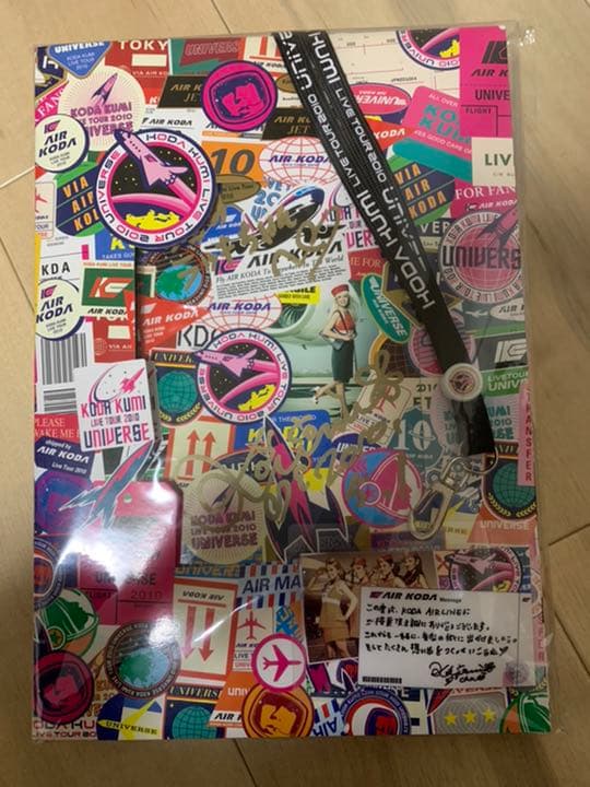 【値下げ】ラッキーガール 直筆サイン入りツアーグッズ 呉竹 書道セット ラッキーガール GA122-11 学校 女の子 音符 ピアノ